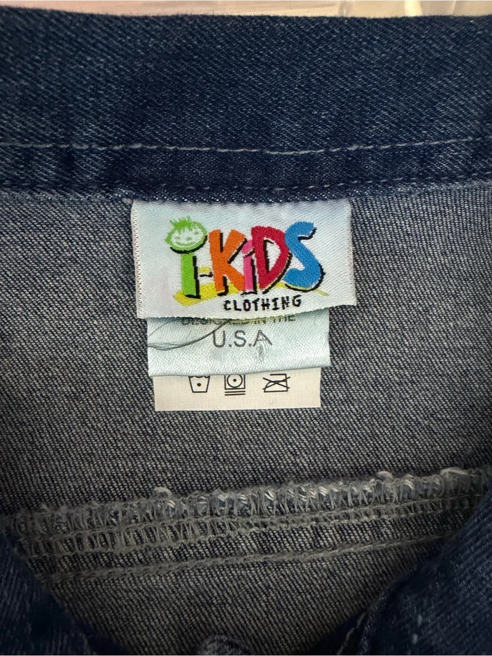 Private Label Dark Blue Kids Jean Jacket